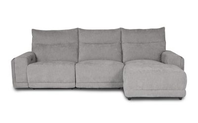 Starlink 2ELectric Recliner + RHF Chaise – Slate