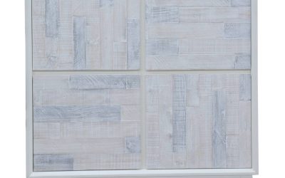 Bahama Cabinet 4DRS 120X38X130CM-White