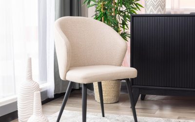 Quad Fab Dinning Chair 52X50X85CM – Beige