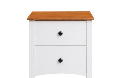 Courtney 2Drw Bedside W53 x D42 x H55.5 Cm