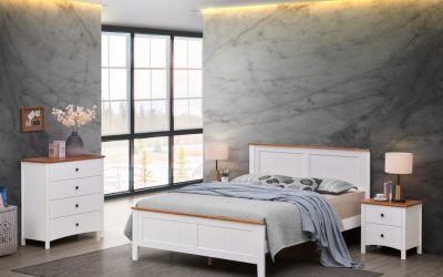 Courtney Queen Bed W162 x D213.5 x H107 cm