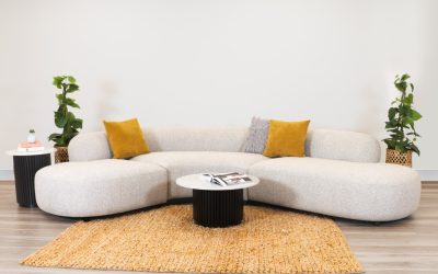 Daytona 3Pc Curved Lounge – Champagne (W360 x D180 x H70 CM )