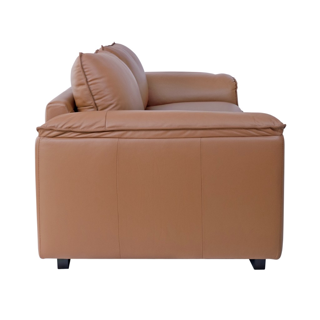 Westhaven Full Leather 3 Seater Sofa – Lido Cognac - Gallery Image 5